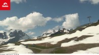 Archiv Foto Webcam Skigebiet Golm: Blick von Bergstation Grüneck 04:00