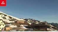Archiv Foto Webcam Skigebiet Golm: Blick von Bergstation Grüneck 06:00
