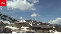 Archiv Foto Webcam Skigebiet Golm: Blick von Bergstation Grüneck 13:00