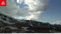 Archiv Foto Webcam Skigebiet Golm: Blick von Bergstation Grüneck 17:00