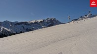 Archived image Webcam Top Station Grüneck in Golm Skiresort 09:00