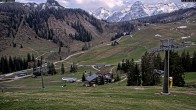 Archiv Foto Webcam Almenwelt Lofer: Kinderbereich und Talstation Family Express 19:00