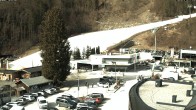 Archiv Foto Webcam Almenwelt Lofer: Blick auf die Talstation der Almbahn 1 11:00