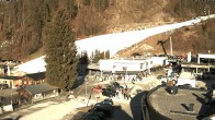 Archiv Foto Webcam Almenwelt Lofer: Blick auf die Talstation der Almbahn 1 07:00