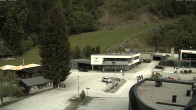 Archiv Foto Webcam Almenwelt Lofer: Blick auf die Talstation der Almbahn 1 07:00