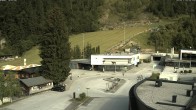 Archiv Foto Webcam Almenwelt Lofer: Blick auf die Talstation der Almbahn 1 07:00
