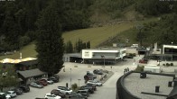 Archiv Foto Webcam Almenwelt Lofer: Blick auf die Talstation der Almbahn 1 13:00