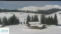 Archived image Webcam Lofer: Hiking trail and cross country skiing trail 09:00