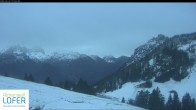 Archiv Foto Webcam Almenwelt Lofer: Blick nach Osten zu den Berchtesgadener Alpen 01:00