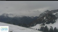 Archiv Foto Webcam Almenwelt Lofer: Blick nach Osten zu den Berchtesgadener Alpen 02:00