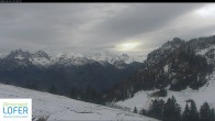 Archiv Foto Webcam Almenwelt Lofer: Blick nach Osten zu den Berchtesgadener Alpen 04:00
