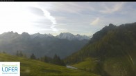 Archiv Foto Webcam Almenwelt Lofer: Blick nach Osten zu den Berchtesgadener Alpen 06:00