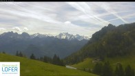 Archiv Foto Webcam Almenwelt Lofer: Blick nach Osten zu den Berchtesgadener Alpen 09:00