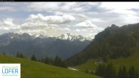 Archiv Foto Webcam Almenwelt Lofer: Blick nach Osten zu den Berchtesgadener Alpen 11:00