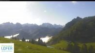 Archiv Foto Webcam Almenwelt Lofer: Blick nach Osten zu den Berchtesgadener Alpen 07:00