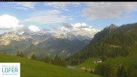 Archiv Foto Webcam Almenwelt Lofer: Blick nach Osten zu den Berchtesgadener Alpen 17:00