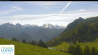 Archived image Webcam Lofer: View to the Alps of Berchtesgaden 09:00