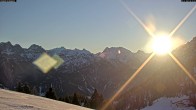 Archiv Foto Webcam Almenwelt Lofer: Blick nach Osten zu den Berchtesgadener Alpen 07:00