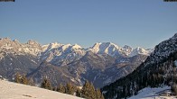 Archiv Foto Webcam Almenwelt Lofer: Blick nach Osten zu den Berchtesgadener Alpen 13:00