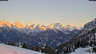 Archiv Foto Webcam Almenwelt Lofer: Blick nach Osten zu den Berchtesgadener Alpen 15:00