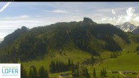 Archived image Webcam Lofer ski resort - Grubhörndl mountain 09:00