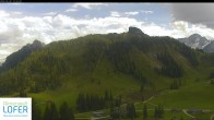 Archived image Webcam Lofer ski resort - Grubhörndl mountain 13:00