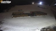 Archiv Foto Webcam Sunridge Bunny Hill - Blick vom Chalet im Tal 23:00