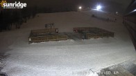 Archiv Foto Webcam Sunridge Bunny Hill - Blick vom Chalet im Tal 03:00