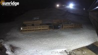 Archiv Foto Webcam Sunridge Bunny Hill - Blick vom Chalet im Tal 23:00