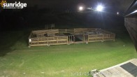 Archiv Foto Webcam Sunridge Bunny Hill - Blick vom Chalet im Tal 23:00