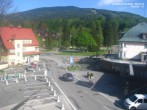 Archiv Foto Webcam Spindlermühle (Tschechien) - Ortszentrum 08:00