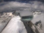 Archiv Foto Webcam Pitztaler Gletscher: Bergstation der Wildspitzbahn mit Café 15:00