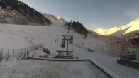 Archiv Foto Webcam Obergurgl: Blick zur Piste vom Hotel Edelweiss & Gurgl 07:00