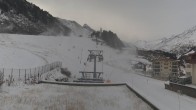 Archiv Foto Webcam Obergurgl: Blick zur Piste vom Hotel Edelweiss & Gurgl 09:00