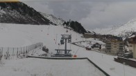 Archiv Foto Webcam Obergurgl: Blick zur Piste vom Hotel Edelweiss & Gurgl 08:00