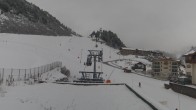 Archiv Foto Webcam Obergurgl: Blick zur Piste vom Hotel Edelweiss & Gurgl 09:00