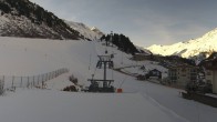 Archiv Foto Webcam Obergurgl: Blick zur Piste vom Hotel Edelweiss & Gurgl 07:00