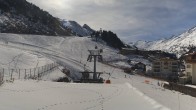 Archiv Foto Webcam Obergurgl: Blick zur Piste vom Hotel Edelweiss & Gurgl 11:00