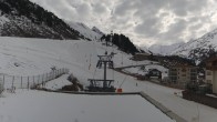 Archiv Foto Webcam Obergurgl: Blick zur Piste vom Hotel Edelweiss & Gurgl 13:00