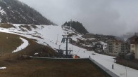 Archiv Foto Webcam Obergurgl: Blick zur Piste vom Hotel Edelweiss & Gurgl 09:00