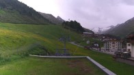 Archiv Foto Webcam Obergurgl: Blick zur Piste vom Hotel Edelweiss & Gurgl 13:00