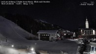 Archiv Foto Webcam Lech am Arlberg: Ausblick Chalet Anna Maria zur Piste 23:00