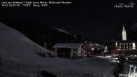 Archiv Foto Webcam Lech am Arlberg: Ausblick Chalet Anna Maria zur Piste 01:00