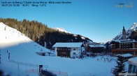 Archiv Foto Webcam Lech am Arlberg: Ausblick Chalet Anna Maria zur Piste 09:00