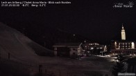 Archived image Webcam Chalet Anna Maria in Lech 01:00