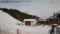 Archiv Foto Webcam Lech am Arlberg: Ausblick Chalet Anna Maria zur Piste 09:00