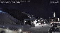 Archiv Foto Webcam Lech am Arlberg: Ausblick Chalet Anna Maria zur Piste 19:00