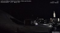 Archiv Foto Webcam Lech am Arlberg: Ausblick Chalet Anna Maria zur Piste 03:00