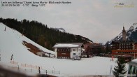 Archiv Foto Webcam Lech am Arlberg: Ausblick Chalet Anna Maria zur Piste 05:00