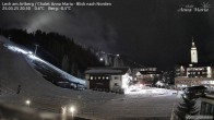 Archiv Foto Webcam Lech am Arlberg: Ausblick Chalet Anna Maria zur Piste 19:00